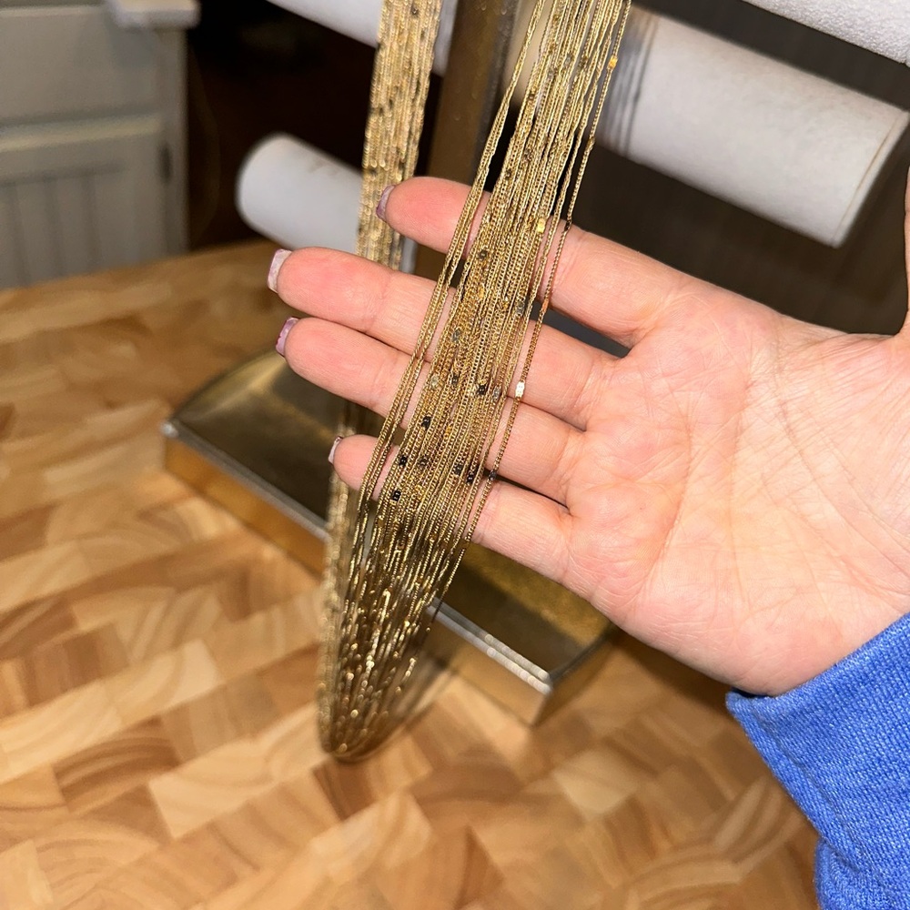 The Limited Gold Multi-Strand Necklace